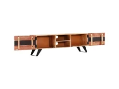 vidaXL TV-Schrank 140 x 30 x 45 cm Massivholz Akazie* TV-Wände