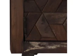 vidaXL TV-Schrank Altholz Massiv 140x30x45 cm