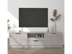 vidaXL TV-Schrank Betongrau 140x35x40 cm Holzwerkstoff* Wohnwände|TV-Wände