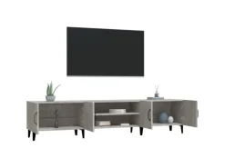 vidaXL TV-Schrank Betongrau 180x31,5x40 cm Holzwerkstoff* Wohnwände|TV-Wände
