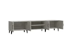 vidaXL TV-Schrank Betongrau 180x31,5x40 cm Holzwerkstoff* Wohnwände|TV-Wände