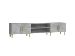 vidaXL TV-Schrank Betongrau 180x31,5x40 cm Holzwerkstoff Modell 1