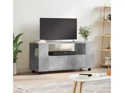 vidaXL TV-Schrank Betongrau 102x34,5x43 cm Holzwerkstoff* Wohnwände|TV-Wände