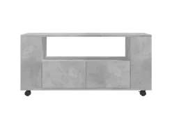 vidaXL TV-Schrank Betongrau 102x34,5x43 cm Holzwerkstoff* Wohnwände|TV-Wände