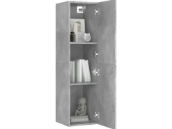 vidaXL TV-Schrank Betongrau 30,5x30x110 cm Holzwerkstoff* TV-Wände