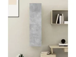 vidaXL TV-Schrank Betongrau 30,5x30x110 cm Holzwerkstoff* TV-Wände