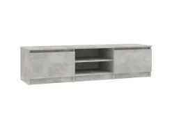 vidaXL TV-Schrank Betongrau 140x40x35,5 cm Holzwerkstoff* Wohnwände