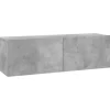 vidaXL TV-Schrank Betongrau 100x30x30 cm Holzwerkstoff* TV-Wände