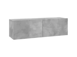 vidaXL TV-Schrank Betongrau 100x30x30 cm Holzwerkstoff* TV-Wände