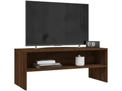 vidaXL TV-Schrank Braun Eichen-Optik 100x40x40 cm Holzwerkstoff