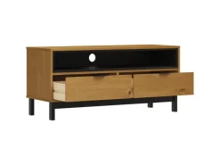 vidaXL TV-Schrank FLAM 110x40x50 cm Massivholz Kiefür Modell 1