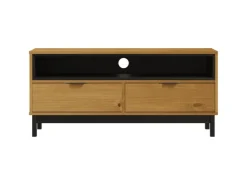 vidaXL TV-Schrank FLAM 110x40x50 cm Massivholz Kiefür Modell 1