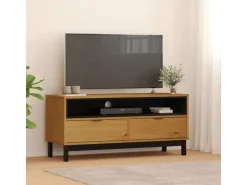 vidaXL TV-Schrank FLAM 110x40x50 cm Massivholz Kiefür Modell 1