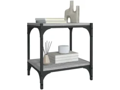 vidaXL TV-Schrank Grau Sonoma 40x33x41 cm Holzwerkstoff und Stahl* TV-Wände
