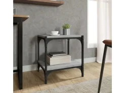 vidaXL TV-Schrank Grau Sonoma 40x33x41 cm Holzwerkstoff und Stahl* TV-Wände
