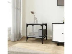 vidaXL TV-Schrank Grau Sonoma 40x33x41 cm Holzwerkstoff und Stahl* TV-Wände