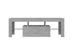 vidaXL TV-Schrank mit LED-Beleuchtung Betongrau 120x35x40 cm Modell 2