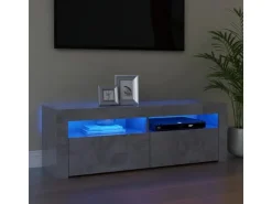 vidaXL TV-Schrank mit LED-Beleuchtung Betongrau 120x35x40 cm Modell 1* Wohnwände