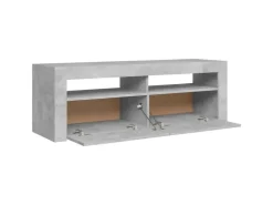 vidaXL TV-Schrank mit LED-Beleuchtung Betongrau 120x35x40 cm Modell 1* Wohnwände