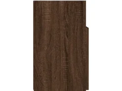 vidaXL TV-Schrank mit LED-Leuchten Braun Eichen-Optik 120x30x50 cm* Wohnwände