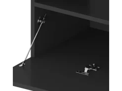 vidaXL TV-Schrank mit LED-Leuchten Schwarz 75x35x40 cm* Wohnwände|TV-Wände