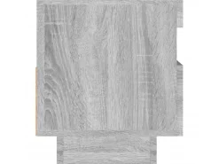 vidaXL TV-Schrank mit LED-Leuchten Grau Sonoma 80x35x40 cm* Wohnwände|TV-Wände