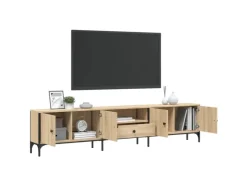 vidaXL TV-Schrank mit Schublade Sonoma-Eiche 200x25x44cm Holzwerkstoff* Wohnwände|TV-Wände