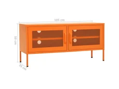 vidaXL TV-Schrank Orange 105x35x50 cm Stahl* Schränke