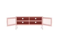 vidaXL TV-Schrank Rosa 105x35x50 cm Stahl
