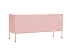 vidaXL TV-Schrank Rosa 105x35x50 cm Stahl