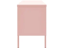 vidaXL TV-Schrank Rosa 105x35x50 cm Stahl