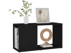 vidaXL TV-Schrank Schwarz 60x24x32 cm Holzwerkstoff* Wohnwände|TV-Wände