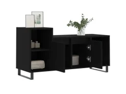 vidaXL TV-Schrank Schwarz 100x35x55 cm Holzwerkstoff Modell 4* TV-Wände