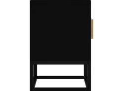 vidaXL TV-Schrank Schwarz 105x30x45 cm Holzwerkstoff und Eisen* TV-Wände