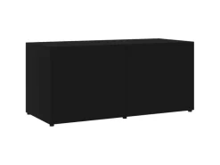 vidaXL TV-Schrank Schwarz 80x34x36 cm Holzwerkstoff* Wohnwände|TV-Wände