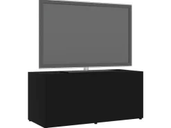 vidaXL TV-Schrank Schwarz 80x34x36 cm Holzwerkstoff* Wohnwände|TV-Wände