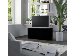 vidaXL TV-Schrank Schwarz 80x34x36 cm Holzwerkstoff* Wohnwände|TV-Wände