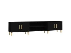 vidaXL TV-Schrank Schwarz 180x31,5x40 cm Holzwerkstoff Modell 1* TV-Wände