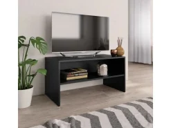 vidaXL TV-Schrank Schwarz 80x40x40 cm Holzwerkstoff* Wohnwände|TV-Wände