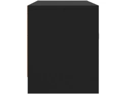 vidaXL TV-Schrank Schwarz 102x30x37,5 cm Holzwerkstoff