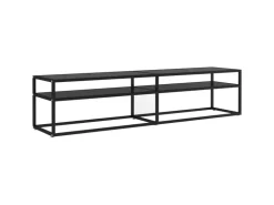 vidaXL TV-Schrank Schwarz 180x40x40,5 cm Hartglas* Wohnwände|TV-Wände