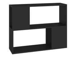 vidaXL TV-Schrank Schwarz 80x24x63 cm Holzwerkstoff* TV-Wände|Wohnwände
