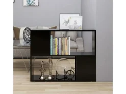 vidaXL TV-Schrank Schwarz 80x24x63 cm Holzwerkstoff* TV-Wände|Wohnwände
