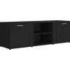 vidaXL TV-Schrank Schwarz 120x34x37 cm Holzwerkstoff* TV-Wände