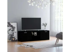 vidaXL TV-Schrank Schwarz 120x34x37 cm Holzwerkstoff* TV-Wände
