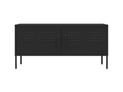 vidaXL TV-Schrank Schwarz 105x35x50 cm Stahl Modell 1