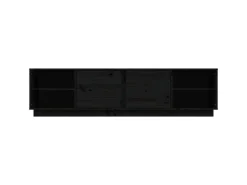 vidaXL TV-Schrank Schwarz 156x40x40 cm Massivholz Kiefür* TV-Wände