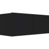 vidaXL TV-Schrank Schwarz 80x30x30 cm Holzwerkstoff* Schränke|TV-Wände