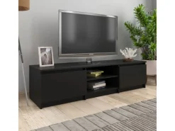 vidaXL TV-Schrank Schwarz 140x40x35,5 cm Holzwerkstoff* Schränke