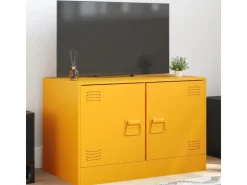 vidaXL TV-Schrank Senfgelb 67x39x44 cm Stahl Modell 2* Wohnwände|TV-Wände